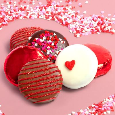 A Gift Inside Sweet Love Chocolatey Covered Sandwich Cookies Gift Box