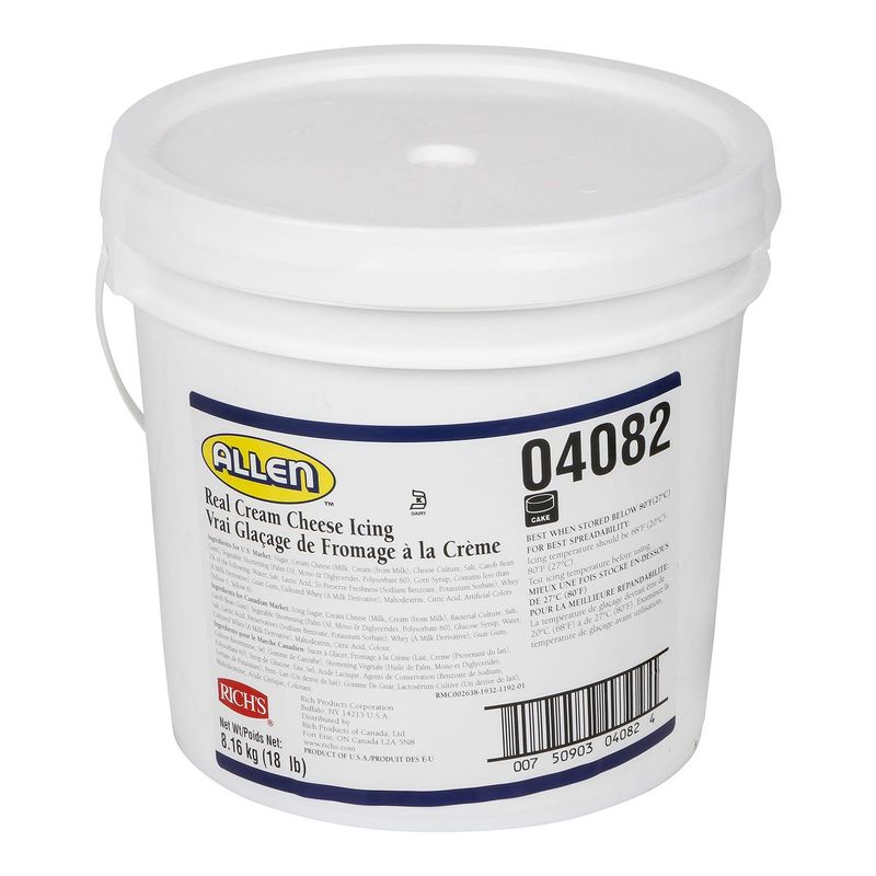 Rich&#39;s JW Allen Real Icing, Cream Cheese, 288 Ounce