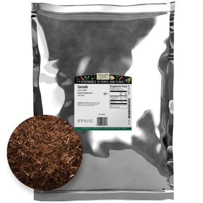 Frontier Co-op Cornsilk, 1lb Bulk Bag | Cut &amp; Sifted Dried Corn Silk Husk Herb | Pure &amp; Natural | Ideal for Cornsilk Tea, Soups, &amp; Herbal Uses, Kosher