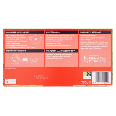 Taylors of Harrogate Yorkshire Red, 160 Count (Pack of 6)