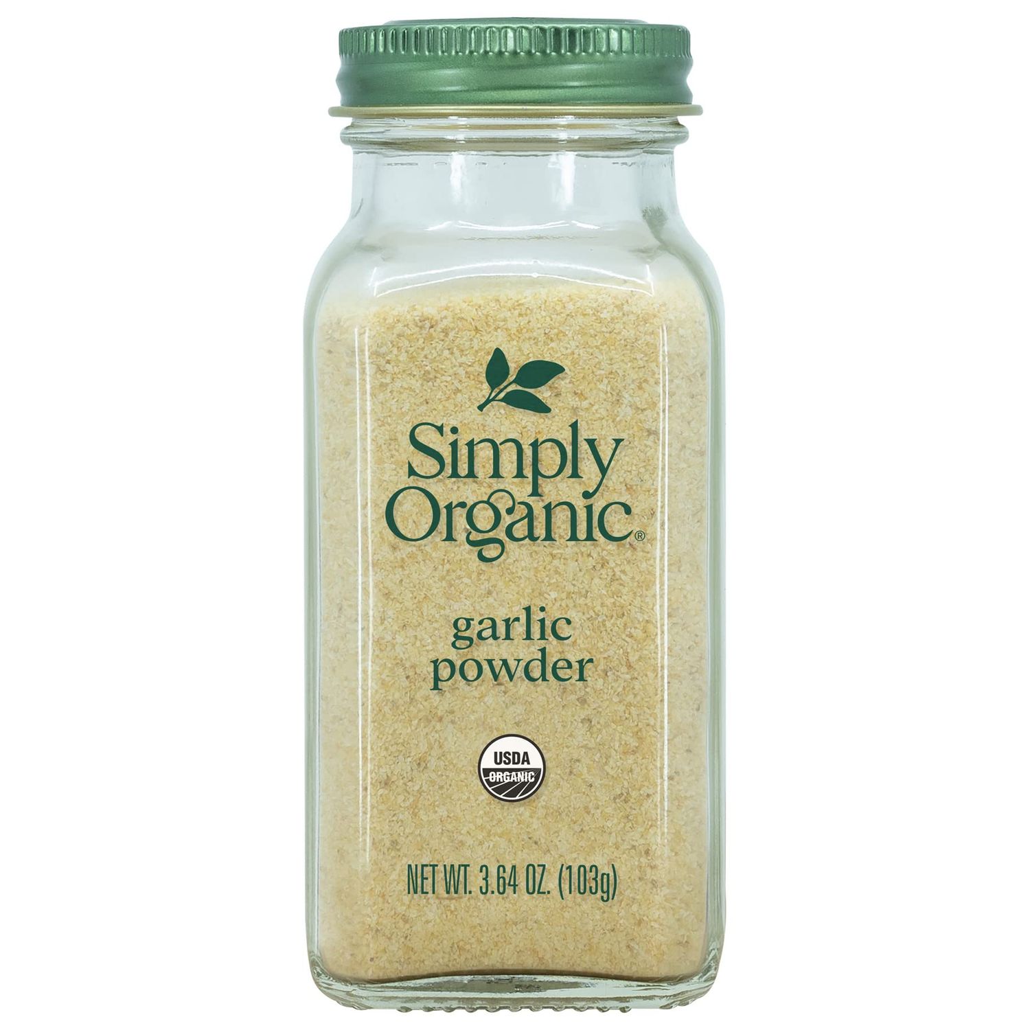Simply Organic Garlic Powder Certified Organic, 3.64-Ounce Container