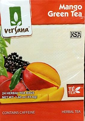 Versana Herbal Tea 24 Tea Bags (Pack of 2) (Mango Green Tea)