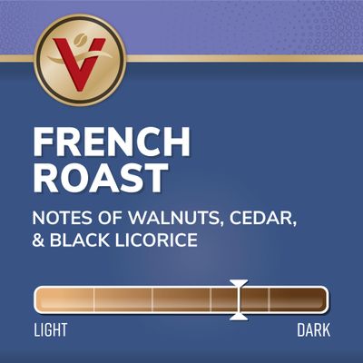 Victor Allen's Coffee French Roast, Dark Roast, 80 Count, Single Serve Coffee Pods for Keurig K-Cup Brewers