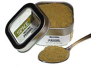Ground Fennel Seed Tin