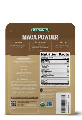 FGO Organic Peruvian Maca Root Powder, Raw from Peru, 16oz, Packaging May Vary (Pack of 1)