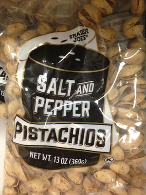 Trader Joe&#39;s Salt and Pepper Pistachios,13 0z (Pack of 2)