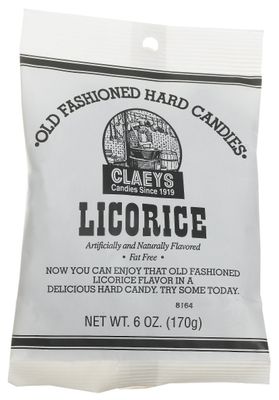 Claey&#39;s, Old Fashioned Hard Candy Licorice, 6 oz