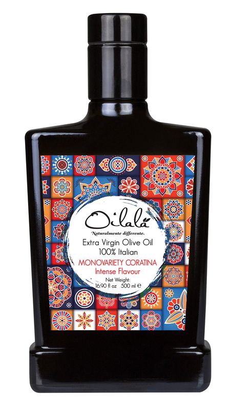 Oilala, 2023/24 Harvest! Extra Virgin Olive Oil, Coratina, Gold Medal NYIOOC 2022! Low Acidity, Robust, Puglia Italy, Italian Family Farm, Single Source, High Polyphenol (16.9 FL OZ) (250ml)