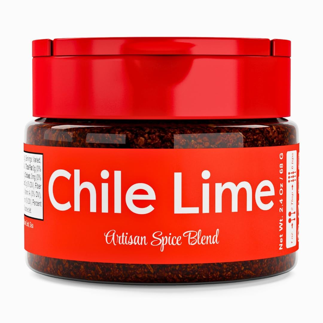 USimplySeason Chile Lime Spice (2.4 oz) - Zesty Mexican Seasoning Blend, Ideal for Fruits, Veggies, and Street Food - Natural, Vegan, Non-GMO, Made in USA