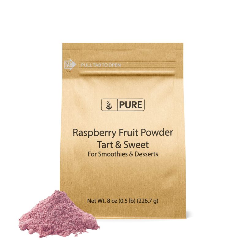 Raspberry Fruit Powder (8 oz) Great in Smoothies &amp; Desserts