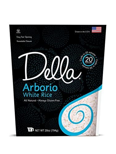 Della Rice Arborio White Rice,28 oz (Pack of 6)