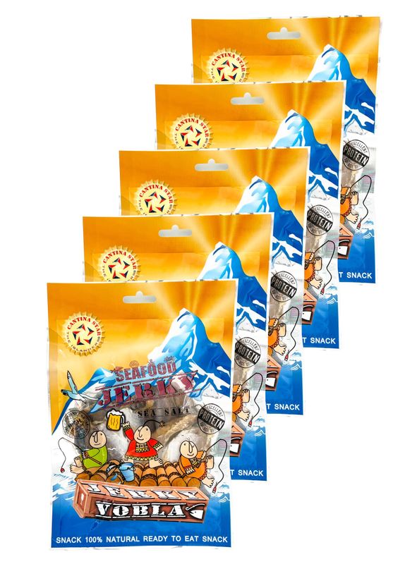 Cantina Star Vobla Fish Jerky (Dried Fish), 90g, Pack of 5