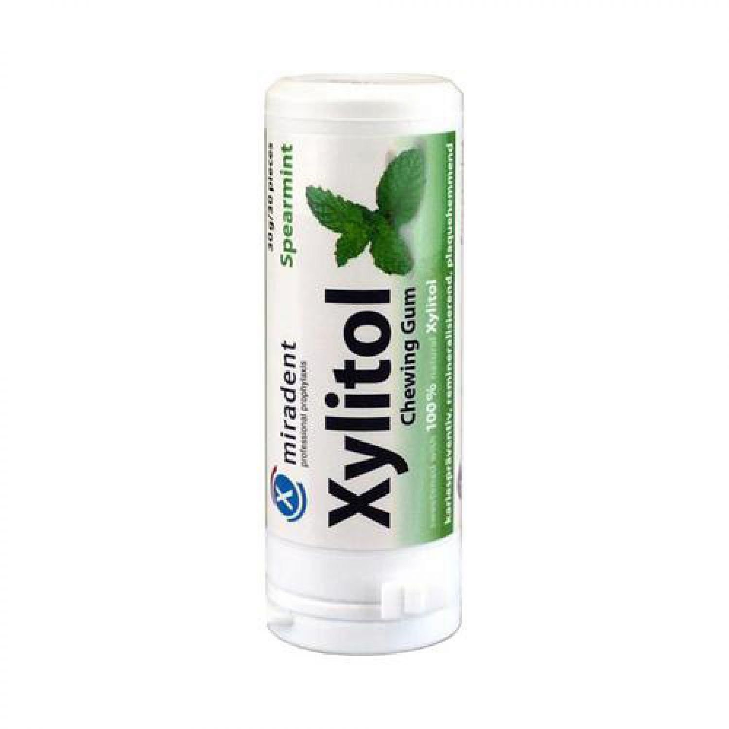 Hager Pharma Xylitol Chewing Gum, Spearmint, 30 Count
