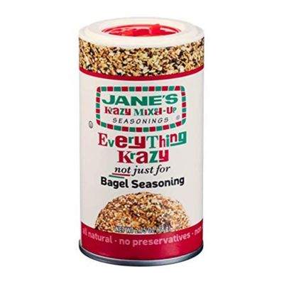 Jane&#39;s Krazy Seasonings Mixed Up Everything Bagel Seasoning, 2.75 Ounce