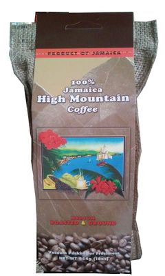 Jamaica High Mountain Coffee Roast and Ground 16oz
