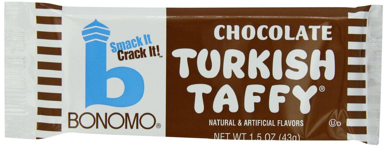 Bonomo Turkish Taffy Bar, Chocolate, 1.5 Ounce (Pack of 24)