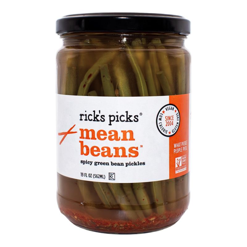 Rick&#39;s Picks Mean Beans Spicy Green Bean Pickles, 15 oz