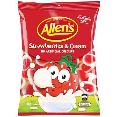 Allen&#39;s Strawberries &amp; Cream 190g