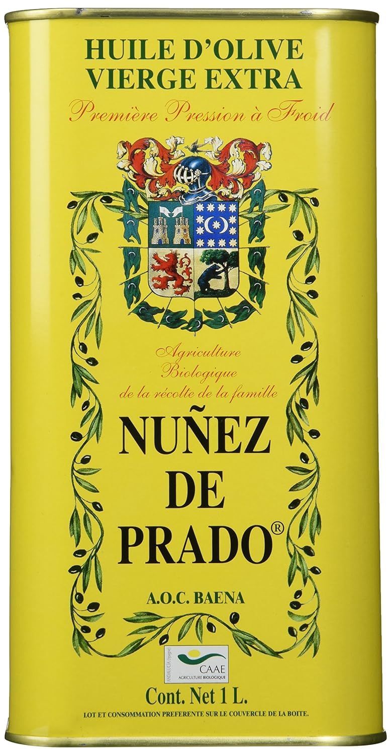 Nunez De Prado Extra Virgin Olive Oil Tin, 33.8 Ounce