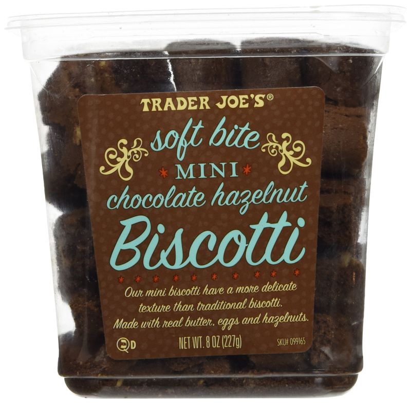 Trader Joe`s Soft Bite Mini Chocolate Hazelnut Biscotti