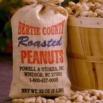 Roasted in the Shell Peanuts 2-2lb Burlap Bags