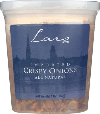 Lars Own Imported Crispy Onions 4 Ounce Package (Pack of 2)