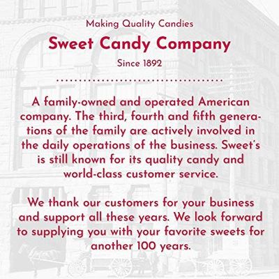 Sweet Candy Company Salt Water Taffy Individually Wrapped- Salt Water Taffy Candy Bulk, Old Fashioned Cinnamon Flavor, Soft &amp; Chewy, Single Flavor Assortment, Gluten Free - 3 lb Bag, Cinnamon Flavored
