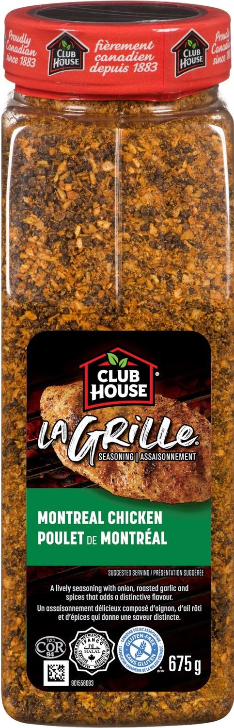 Club House La Grille Montreal Chicken Seasoning, 675 Gram