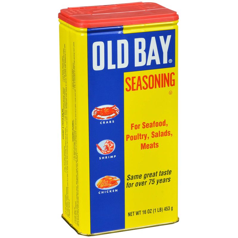 OLD BAY Seasoning, 16 oz - One 16 Ounce Fan-Favorite Tin Can of OLD BAY All-Purpose Seasoning with Unique Blend of 18 Spices and Herbs for Crabs, Shrimp, Poultry, Fries, and More