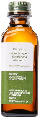 Simply Organic, Peppermint Flavor, 2 Fl Oz