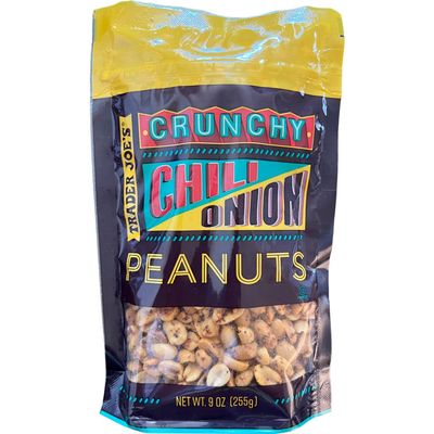 Trader Joe&#39;s Crunchy Chili Onion Peanuts (Pack of 1)