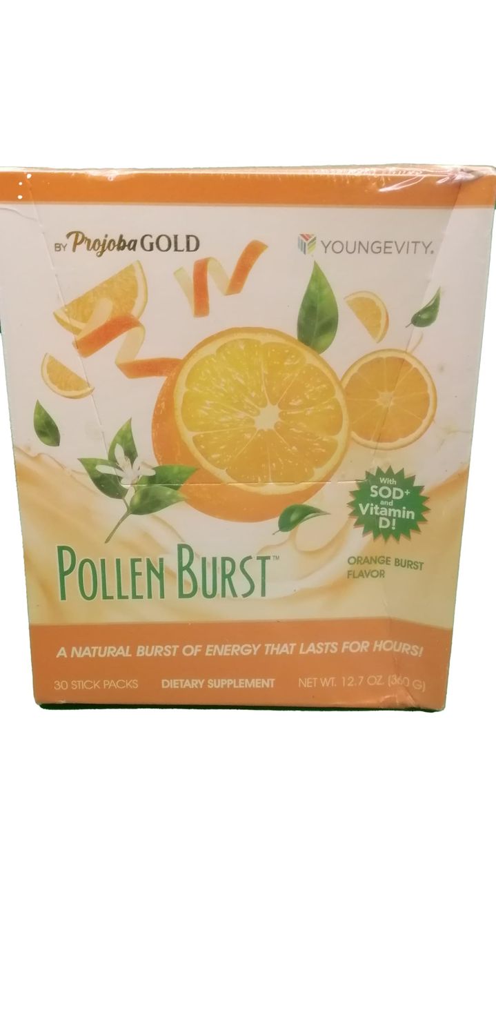 30 Serving Pack Box Projoba Pollen Burst Youngevity Energy Drink (Worldwide Shipping)