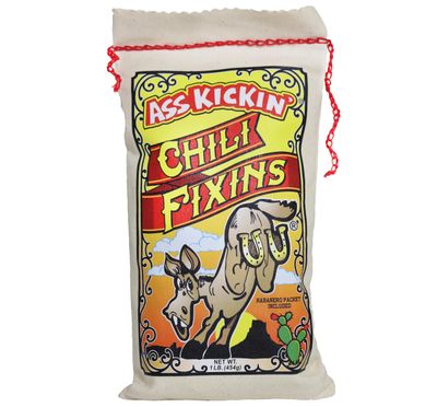 ASS KICKIN&#39; Chili Fixins - 1 Pack 16oz. - Premium Gourmet Gift Made in the USA