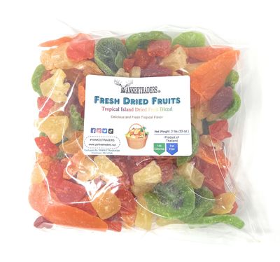 Yankee Traders Brand Tropical Island Dried Fruit Blend Mix, 2 Pound