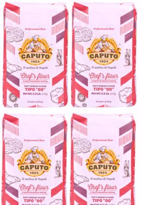 Antimo Caputo 00 Chefs Flour 1 Kilo, 2.2 Pound (Pack of 4)