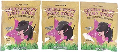 Trader Joe&#39;s Chicken Recipe Jerky Sticks 6 Oz (Pack of 3)