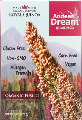 Andean Dream Fusilli Quinoa Pasta Gluten Free (6x8 Oz)6