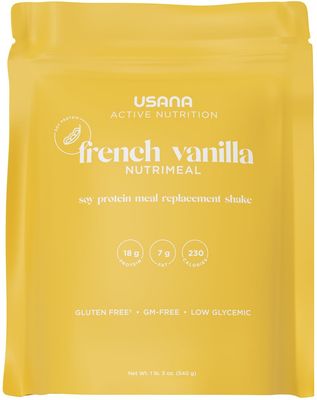 USANA Nutrimeal Meal Replacement Shake - French Vanilla - NON-GMO - Gluten Free - Low Glycemic - 540 Grams - 9 Servings
