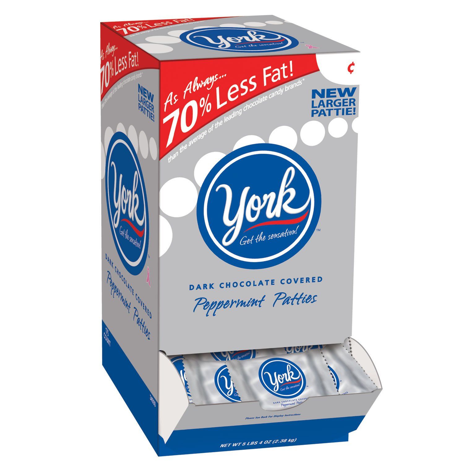 York Peppermint Patties, 175-Count Changemaker, 5 Pound 4 Ounce