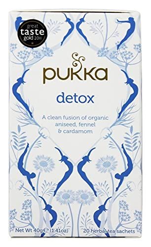 Pukka Herbs Organic Herbal Teas from England Detox Aniseed Fennel &amp; Cardamom