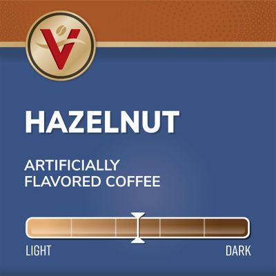 Victor Allen's Coffee Hazelnut Flavored, Medium Roast, 80 Count, Single Serve Coffee Pods for Keurig K-Cup Brewers