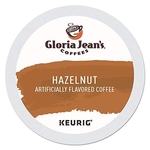 Gloria Jean&#39;s Coffees Hazelnut, Single-Serve Keurig K-Cup Pods, Flavored Medium Roast Coffee, 24 Count