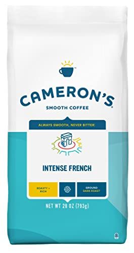 Cameron&#39;s Coffee Roasted Ground Coffee Bag, Intense French, 28 Ounce, (Pack of 1)