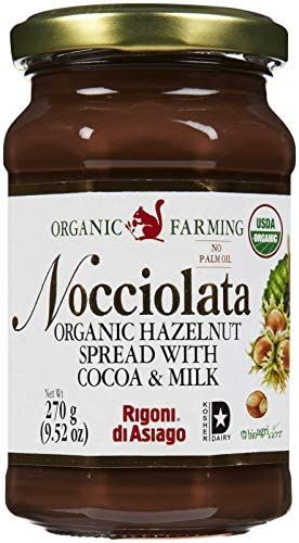 Rigoni di Asiago Nocciolata Organic Hazelnut Spread with Cocoa and Milk -- 9.52 oz - 2 pc