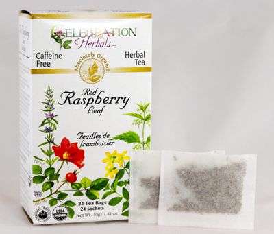 CELEBRATION HERBALS Red Raspberry Leaf Tea Organic 24 Bag, 0.02 Pound