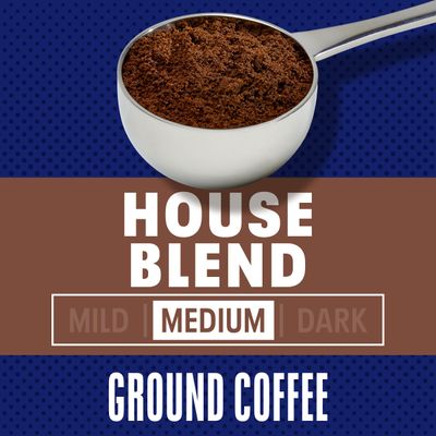 Maxwell House House Blend Medium Roast Ground Coffee, 24.5 oz Canister