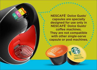 Nescafe Dolce Gusto Pods, Skinny Cappuccino, 16 capsules, Pack of 3
