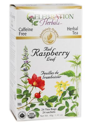 CELEBRATION HERBALS Red Raspberry Leaf Tea Organic 24 Bag, 0.02 Pound