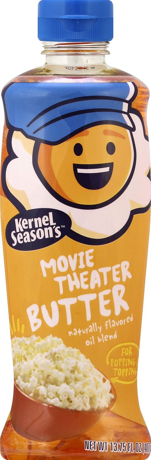 Kernel Seasons Oil Popping &amp; Topping 0 Movie Theater Butter, 13.75 OZ