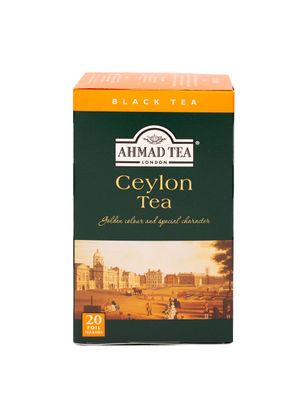 Ahmad Tea Black Tea, Ceylon Teabags, 20 ct (Pack of 6) - Caffeinated &amp; Sugar-Free